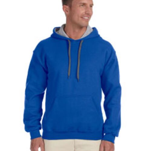 Adult Heavy Blend™ 50/50 Contrast Hooded Sweatshirt Thumbnail