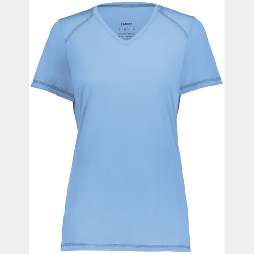 LADIES SUPER SOFT-SPUN POLY TEE Thumbnail