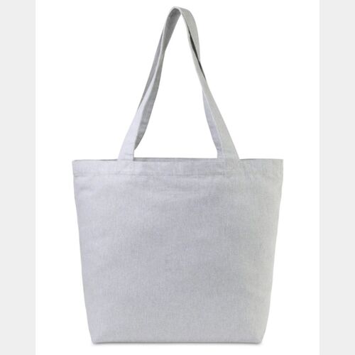 Aware™ Recycled Cotton Shopper Tote Bag With Interior Zip Pocket Thumbnail