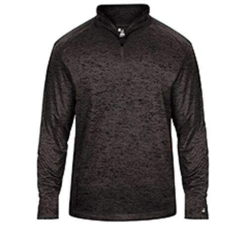 Adult Tonal Blend Performance Quarter-Zip Long-Sleeve Pullover (personalize) Thumbnail