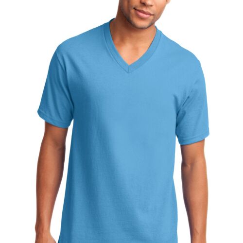 Unisex 5.4oz Cotton V-Neck T-Shirt Thumbnail