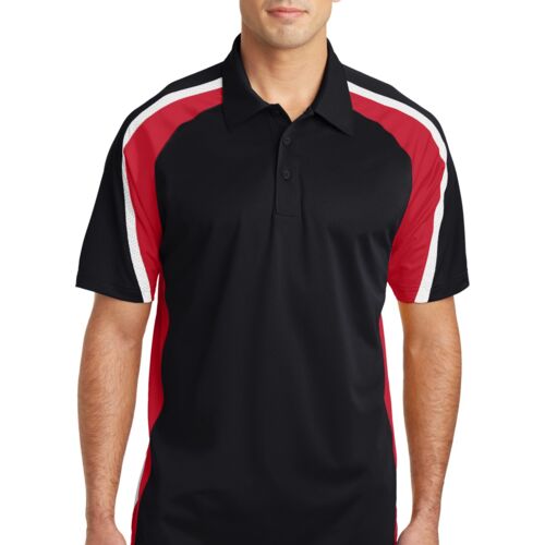Adult Tricolor Micropique Polo Thumbnail